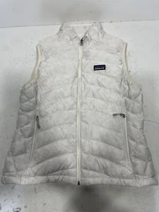 Chaleco Patagonia para mujer mediano M plumón acolchado cremallera completa - Imagen 1 de 16