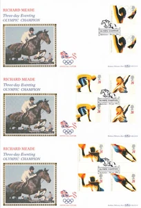 Olympic Games GB Benham BLCS118 GUTTER PAIR FDC x3 Badminton 1996 (120541) - Picture 1 of 1