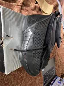 jordan 15 black and gold