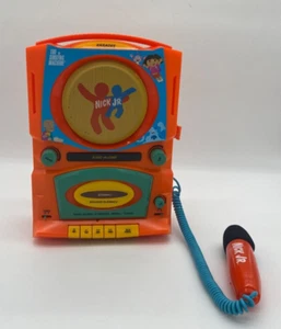 Vintage Nick Jr Karaoke Machine 2002 Cassette Player w Microphone Kids - Picture 1 of 9