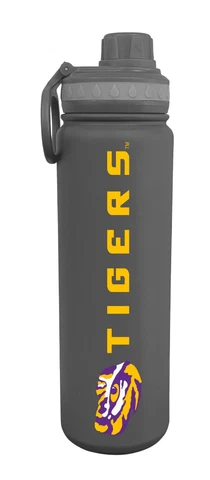 LSU Tigers 24oz Insulated Steel Sport Bottle Cover