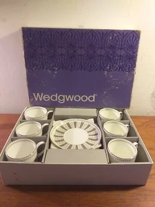 Wedgwood Susie Cooper PERSIA Tasse & Untertassen X6 verpackt, unbenutzt, Vintage - Bild 1 von 19