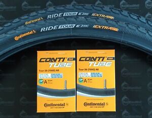 Continental RIDE Tour 42-622  28 x 1.60  schwarz  Fahrradschläuche AV