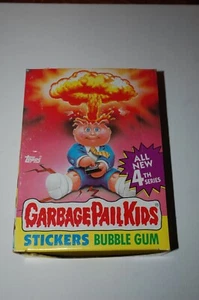 Mülleimer Kinder GPK 4. Serie Sammelkartenbox-Topps-48 versiegelte Packungen Vintage - Bild 1 von 8