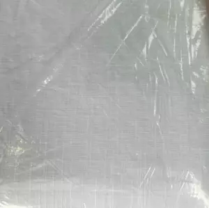 Pottery Barn maßgefertigter Emery Leinen Verdunkelungsvorhang 100 x 125 Zoll weiß - Bild 1 von 1