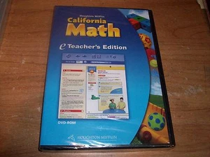 Houghton Mifflin California Math eTeacher's Edition DVD ROM Bildungswerkzeuge NEU - Bild 1 von 6
