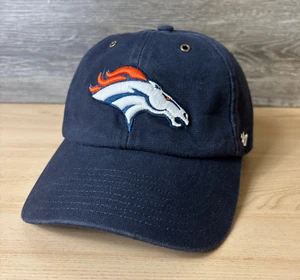 Denver Broncos Hat Strap Back Blue NFL Football Carhartt Canvas '47 - Picture 1 of 10