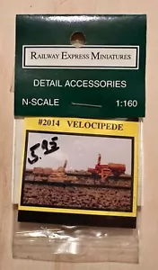 Railway Express Miniatures N Scale Velocipede #2014 - Picture 1 of 3