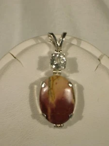 Topaz & Red Creek Jasper Pendant - Picture 1 of 1