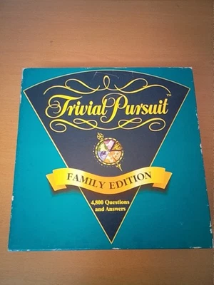 VINTAGE 1995 TRIVIAL PURSUIT FAMILY EDITION  Some CARDS SEALED ❤️CHARITY  - Image 1 of 4