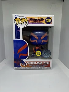 Funko Pop! GITD Spider-Man 2099 Figure Marvel MCU Collectible Funko Exclusive - Picture 1 of 6