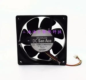 1pc 109R1238H1031 DC38V 0.17A 12CM 12038 3-Wire Cooling Fan - Picture 1 of 2