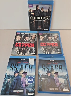 BBC Blu-Ray Lot ~ Sherlock, Copper & SS GB ~ w/ Slipcovers - Image 1 of 4