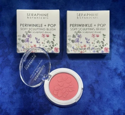 2 pc Seraphine Botanicals ~ Periwinkle + Pop Soft Sculpting Blush ~ SEASHELL ~ - Image 1 of 3