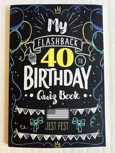My Flashback 40th Birthday Quiz Book by Jest Fest (2022 Paperback) - Bild 1 von 1
