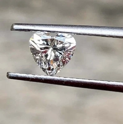 2 Ct Heart Cut Lab-Grown Certified CVD Loose Diamond D VVS1 Clarity Gems "5NSR - Image 1 of 2