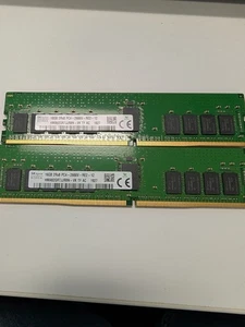 SK Hynix 32GB Kit 2Rx8 PC4-2666V RE2-12 DDR4 2666Mhz 288Pin DIMM ECC SERVER RAM - Picture 1 of 1