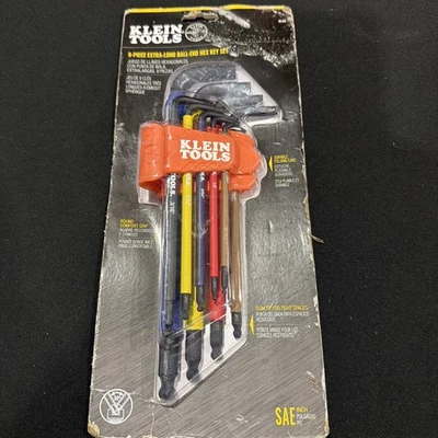 Klein Tools BLS9 SAE 9-Pc Hex Key Set Assorted Standard - Image 1 of 2