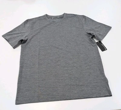 Mens Travis Mathew Scenic Vista Active Performance Tee Shirt Gray Heather Sz L - Image 1 of 4