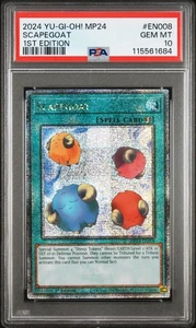 2024 Yu-Gi-Oh Scapegoat MP24-EN008 Quarter Century Secret PSA 10 (Aug 25) - Picture 1 of 2