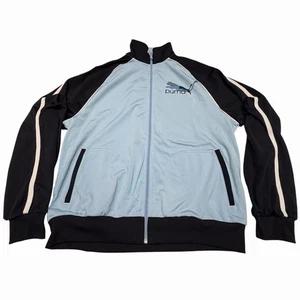 Puma Herren T7 Trainingsjacke Full Zip Retro blau schwarz weiß Freizeit Activewear Gr.L - Bild 1 von 13