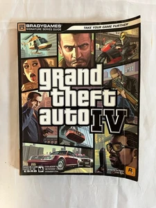 Grand Theft Auto IV (4) Official Strategy Guide Brady PS3 Xbox 360 - Picture 1 of 3