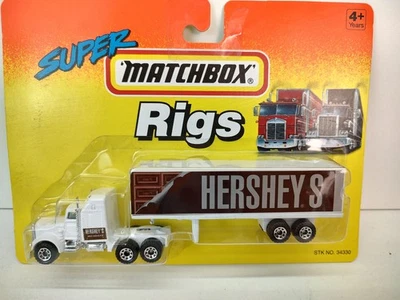 Vintage 1993 Matchbox Super Rigs Hershey's Milk Chocolate Truck Diecast New - Image 1 of 4