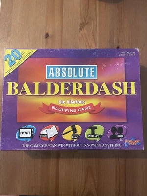 Absoloute Balderdash 20th Anniversary Edition Drummond Park 2 Packs Sealed Cards - Image 1 of 4