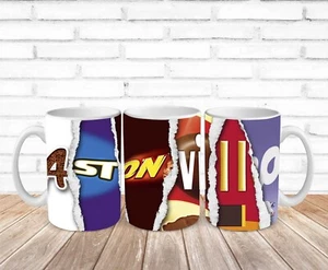 Tavoletta di Cioccolato Aston Villa, Novità Scherzo Divertente Regalo Compleanno Tazza Natale - Foto 1 di 1