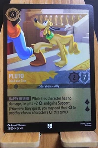 Lorcana: Pluto - Tried and True FOIL! - Picture 1 of 1