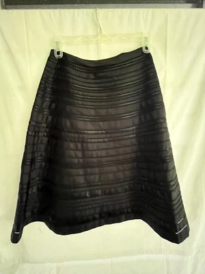 Linda Allard Ellen Tracy Black Formal Flared Skirt, Size: 4, CLASSY & GORGEOUS! - Image 1 of 2