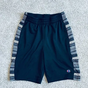 Champions Boys Athletic Shorts Size 7/8 Gray Black - Picture 1 of 4