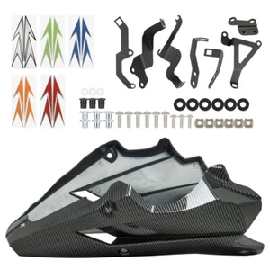 Carbon Frame Belly Pan Engine Spoiler Lower Fairing For Kawasaki Z 900 2020-2024 - Picture 1 of 18