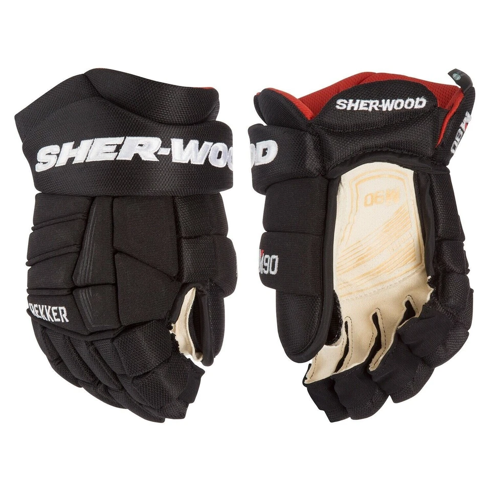 SHERWOOD Sher Wood Eishockey Handschuh Rekker M90 Senior