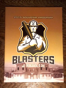 Joplin Blasters 2015 Season Souvenir Program ~ Inaugural Season - Picture 1 of 3