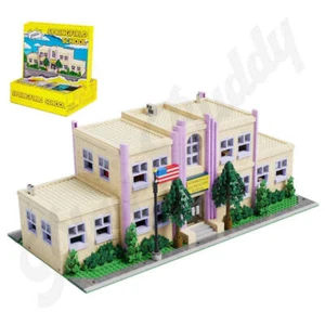 MOC The Simpsons Springfield Elementary School Building Blocks 3500PCS Boxed - Picture 1 of 7