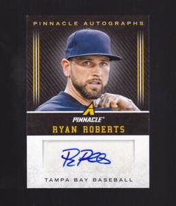 2013 Pinnacle Ryan Roberts Autograph Rookie #RR Tampa Bay Rays