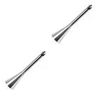 1/2/3 Stainless Steel Cake Flower Mouth Nozzles Decorating Tool for Crafting
