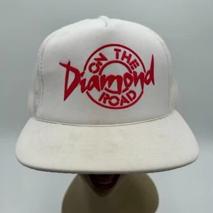 Vintage Neil Diamond On the Road Tour Trucker Snapback White - Picture 1 of 6