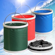 9/11/13l pieghevole Secchio D'Acqua Carrier Pesca picinic Camping auto lavaggio