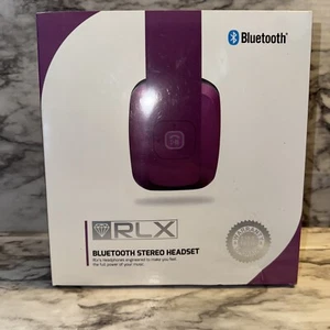 Ralph Lauren Headset RLX-100 | Purple | Foldable Bluetooth Stereo Headphones NEW - Picture 1 of 5
