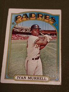 1972 Topps #677 Ivan Murrell Padres GOOD High Number  SP