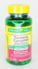 Spring Valley Turmeric Curcumin Vegetarian Capsules 60ct 500mg -  Exp 01/2023