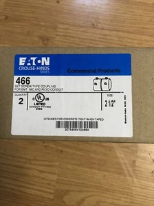 X Eaton Crouse Hinterteile #466 Serie EMT Set Schraube Typ Kupplung 2 1/2" - Bild 1 von 2