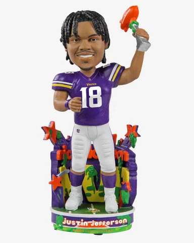 Justin Jefferson Minnesota Vikings Nickelodeon NVP Bobblehead NFL Football Cover