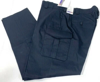 NEW 20x36 BLAUER WOMENS 8810Wx SIDE POCKET COTTON BLEND PANTS DARK NAVY UNHEMMED - Image 1 of 2