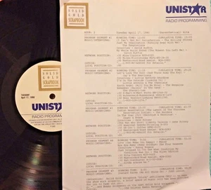 RADIO SHOW 4/17/90 (HITS)! ROLLING STONES,TEMPTATIONS, DAVID RUFFIN, JOHN LENNON - Picture 1 of 1