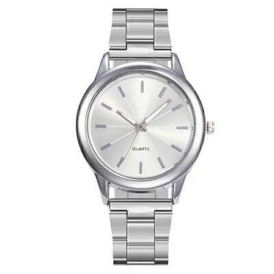 Luxury Women's Analog Dial Quartz Watch Stainless Steel Band Casual Wristwatch - image 1 of 4