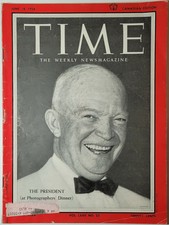 Vintage Time Magazine - June 18, 1956 - The President (Dwight 'Ike' Eisenhower)