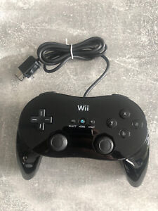 New Nintendo Wii PRO Classic Controller RVL005 Black Wii, Wii U